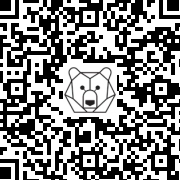 Lien QR Code LEON  BLANC  SKIEUR