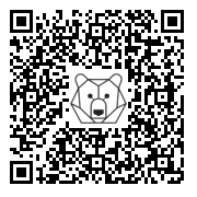 Lien QR Code LAPIN CARAMEL A GENOUX  FLEURS