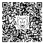 Lien QR Code LEON BLANC TOMBE DANS LE PAQUET