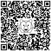 Lien QR Code CERF BLANC DEBOUT