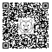 Lien QR Code PETIT LAPIN ROBIN DROIT-GAUCHE