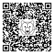 Lien QR Code PETIT LAPIN ROBIN ASSIS BRAS GAUCHE