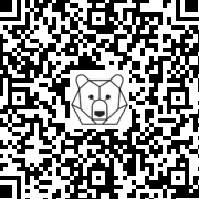 Lien QR Code RENARD BLANC ALLONGE