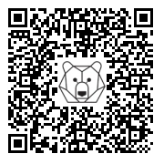 Lien QR Code Pyramide de dix ours Léon Blancs