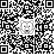 Lien QR Code Ours Léo Brun Tambour