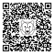 Lien QR Code OURS POLAIRE GUETTEUR ALLONGE