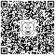 Lien QR Code LAPIN GRIS A GENOUX