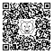 Lien QR Code LAPIN JEAN GRIS DEBOUT