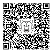 Lien QR Code OURS POLAIRE DEBOUT 3.30 M