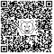 Lien QR Code OURSON POLAIRE QUISE LEVE