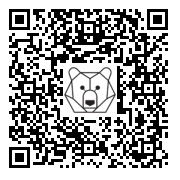 Lien QR Code LAPINOU GRIS - CACHE LES YEUX