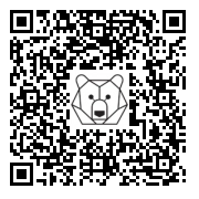 Lien QR Code TIGRE DE SIBERIE BLANC