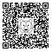 Lien QR Code OURSON POLAIRE QUISE LEVE