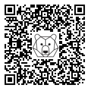 Lien QR Code Ours brun Léo Halloween