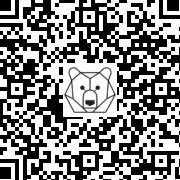 Lien QR Code Marmot & little marmot with Christmas wreath