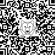 Lien QR Code Marmot knitting Christmas stocking