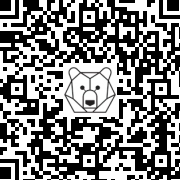 Lien QR Code Standing monkey KIWI