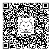 Lien QR Code Pengouins - Two standing gorfous & one extended