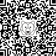 Lien QR Code White Santa Claus