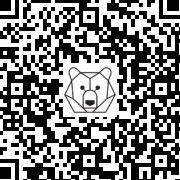 Lien QR Code copy of Standing grey bunny