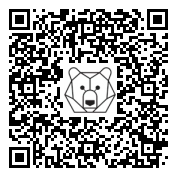 Lien QR Code Saint bernard dog