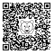 Lien QR Code Pensive bunny Caramelou