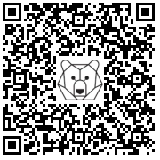 Lien QR Code Polar bear - SLEEPING POLAR BEAR