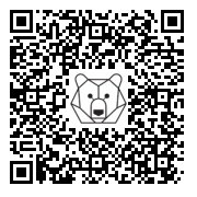 Lien QR Code Polar bear -  STANDING POLAR BEAR 1.80 M