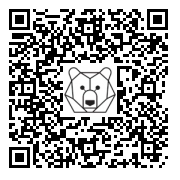 Lien QR Code WHITE LEON HIDING IN THE GIFT