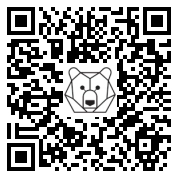 Lien QR Code White Bear Leon Saxophone