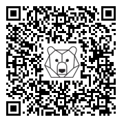 Lien QR Code SITTING BLACK GREAT DANE DOG