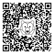 Lien QR Code STANDING WHITE HIND