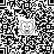 Lien QR Code WHITE LEON HIDING IN THE GIFT