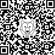 Lien QR Code Lying white doe