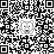 Lien QR Code Standing white fawn