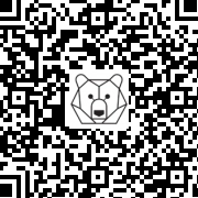 Lien QR Code SITTING WHITE LEONARDO CHRISTMAS