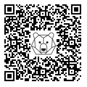 Lien QR Code hedgehog - Standing hedgehog