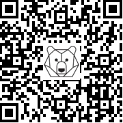 Lien QR Code SITTING WHITE CUB