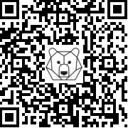 Lien QR Code Standing natural deer