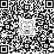 Lien QR Code Lying white doe