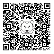 Lien QR Code Golden Retriever dog lying down