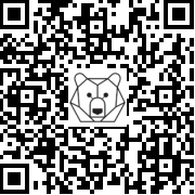 Lien QR Code Natural deer head