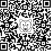 Lien QR Code Brown Léo surfer