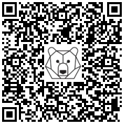 Lien QR Code White Leonardo with sledge