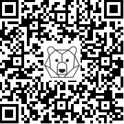 Lien QR Code Cheetah baby standing