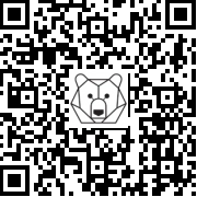 Lien QR Code White Leon with sunbed