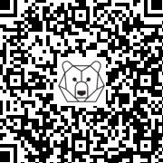 Lien QR Code Lying white doe