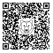 Lien QR Code Elf with ribbon