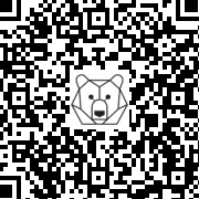 Lien QR Code Lying white doe