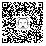 Lien QR Code Cheetah baby standing